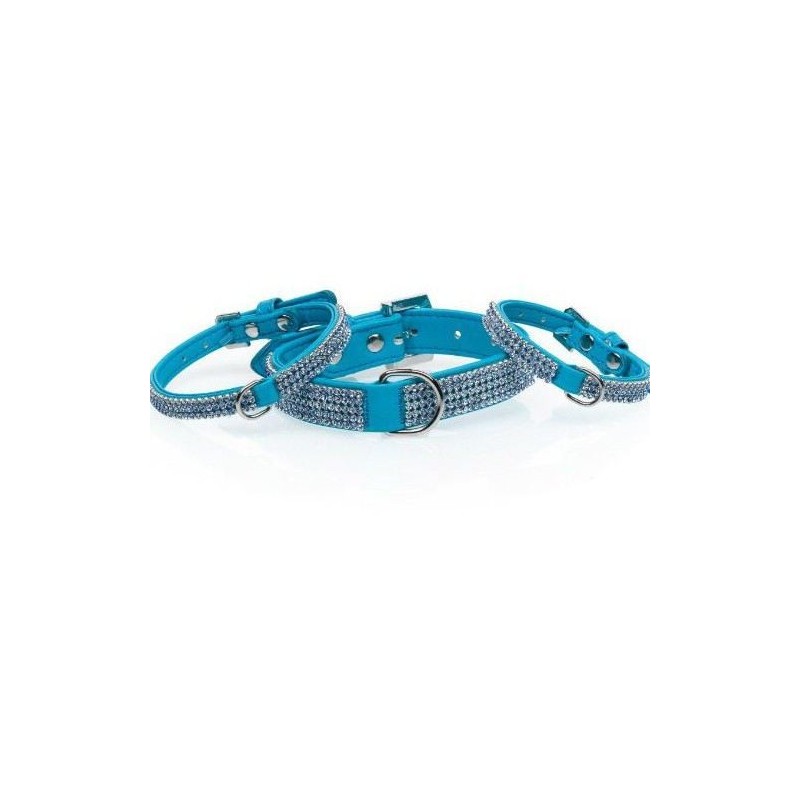 Collar Serie Diamond Azul 30 X 1 Cm