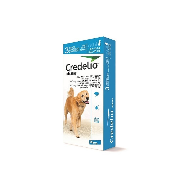 CREDELIO Ectoparasiticida 3 Comprimidos para Perros Todoparasumascota