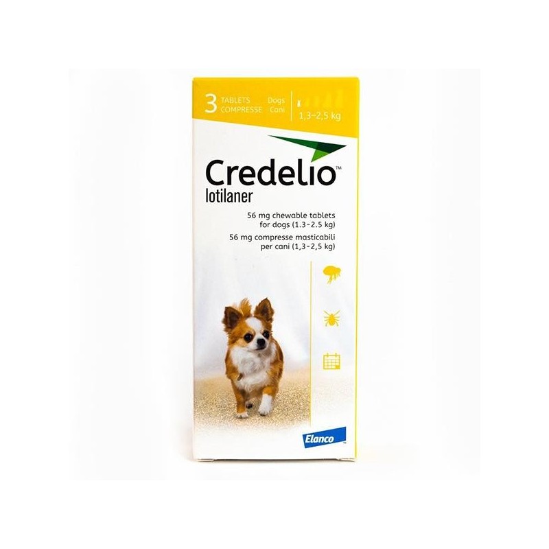 CREDELIO Ectoparasiticida 3 Comprimidos para Perros Todoparasumascota