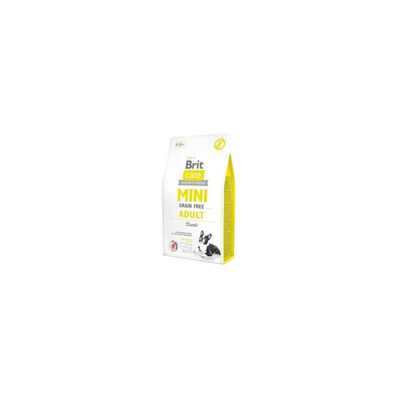 BRIT CARE GRAIN FREE MINI PERRO ADULTO RAZA MINIATURA CON CORDERO 2Kg