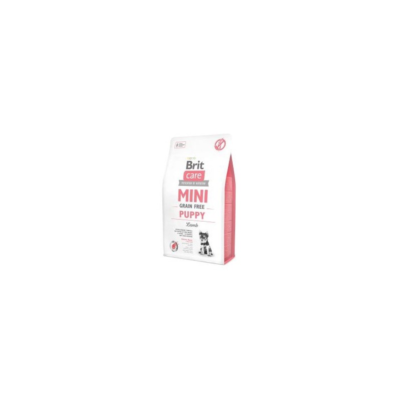 BRIT CARE GRAIN FREE MINI PERRO PUPPY RAZA MINIATURA CON CORDERO 2Kg