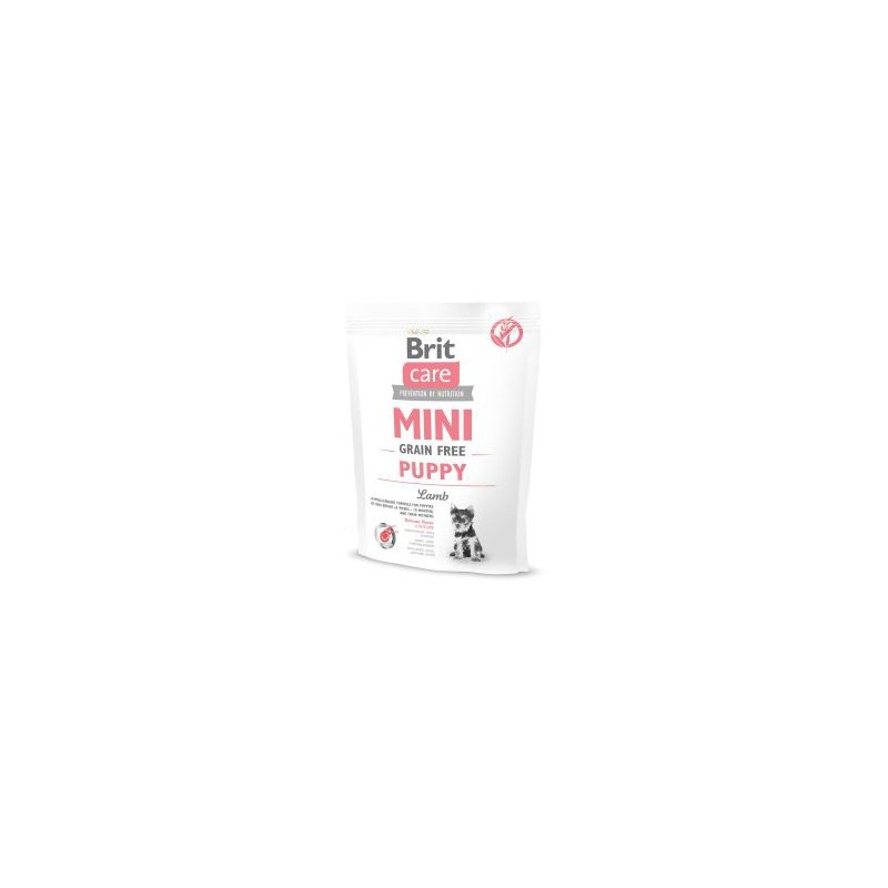 BRIT CARE GRAIN FREE MINI PERRO PUPPY RAZA MINIATURA CON CORDERO 400g