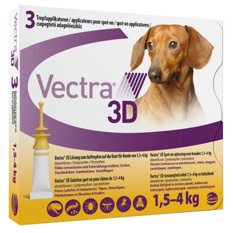 VECTRA 3D PIPETAS PARA PERROS CEVA