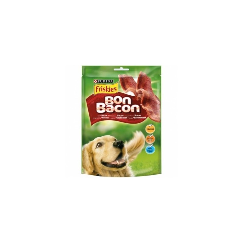 SNACK PERRO BON BACON FRISKIES 120 GR.