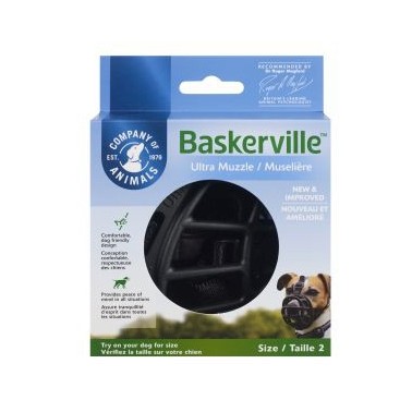 BOZAL BASKERVILLE ULTRA MUZZLE NEGRO TALLA 2