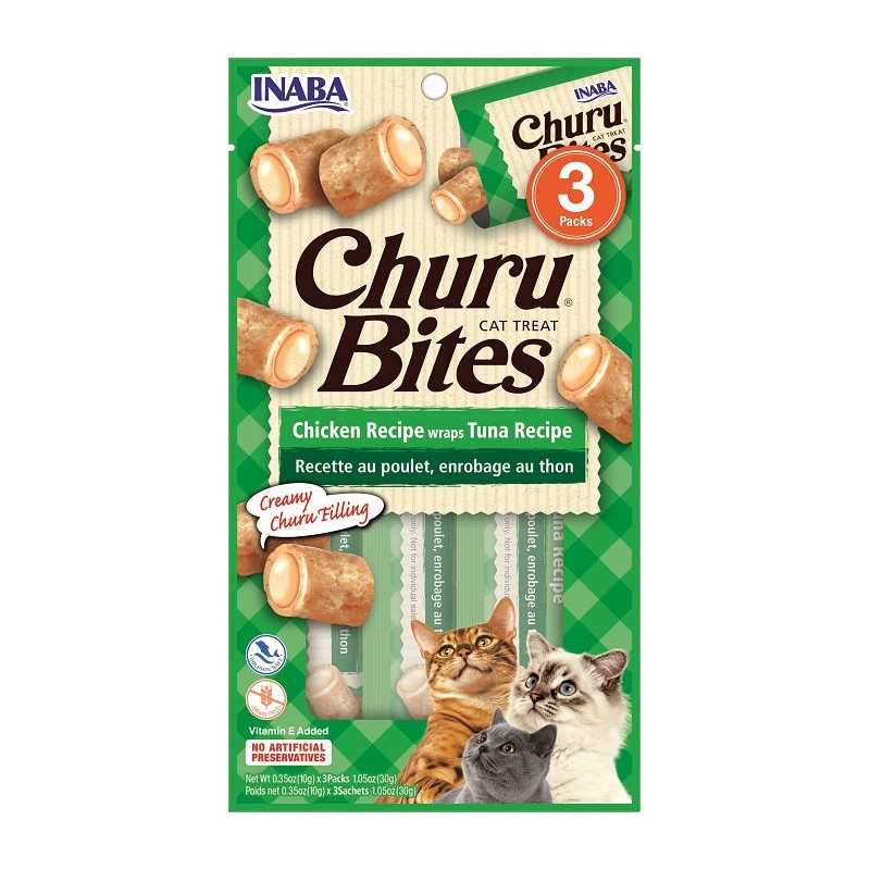 CHURU CAT BITES ATUN 3 X 10 GR