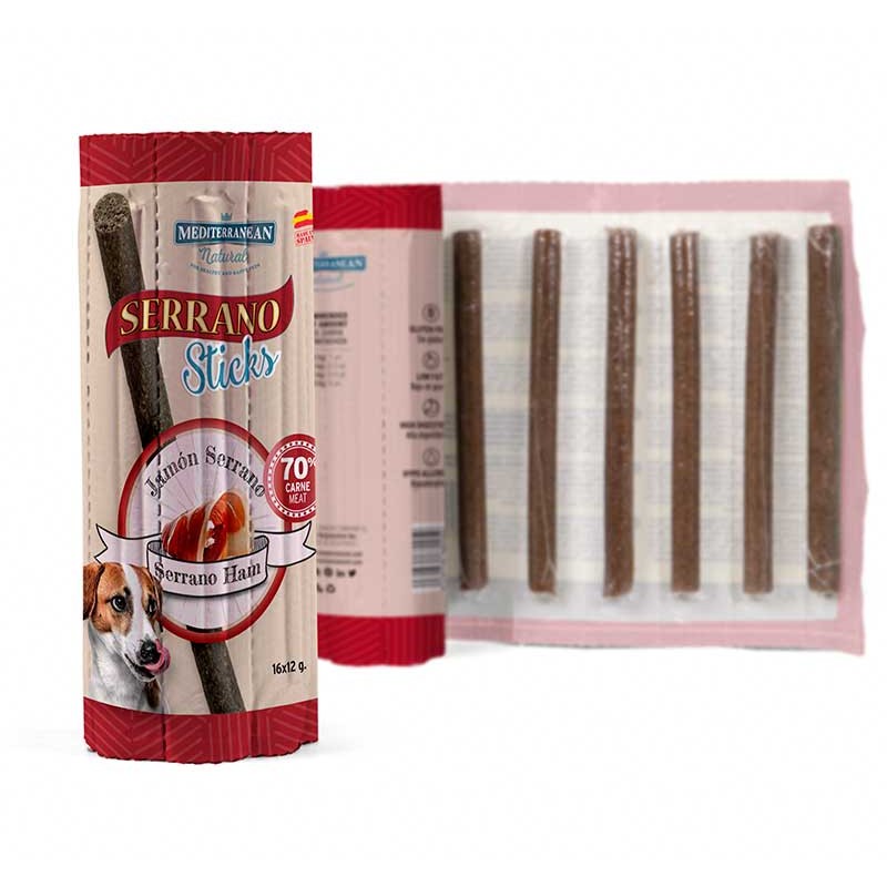 Mediterranean Sticks Serrano jamon serrano16x12g