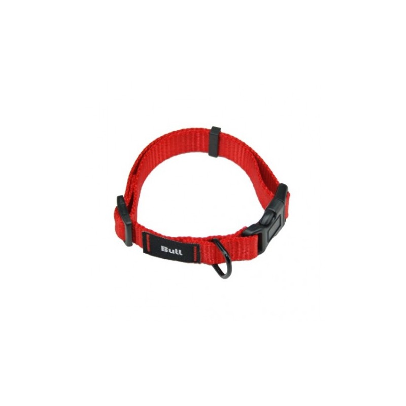 BULL COLLAR LISO ROJO (T-2 33-50 X2,0CM)