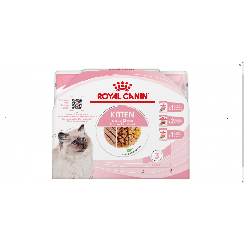 KITTEN PACK 4X85G GRAVY+JELLY+LOAF