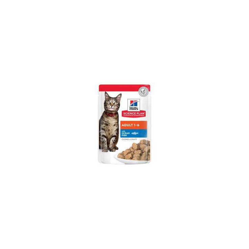 HILL'S SCIENCE PLAN GATO ADULTO POUCH CON PESCADO DE 85g