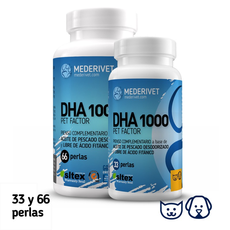 DHA 1000 PET FACTOR 33 PERLAS