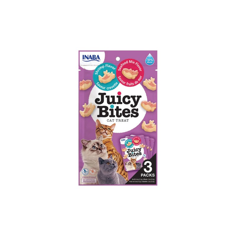 Churu Juicy Bites Gamba Y Marisco Para Gatos