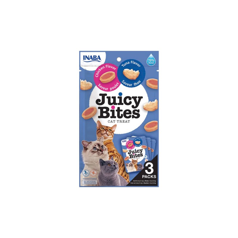 Churu Juicy Bites Pollo y Atun Para Gatos