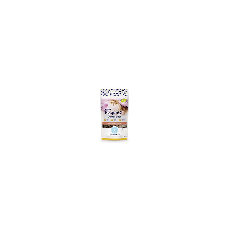 PLAQUEOFF DENTAL BITES GATO SALMON 60gr