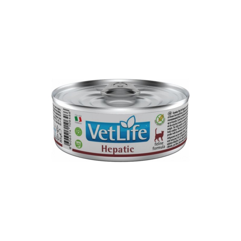 VETLIFE CAT HEPATIC 12X85G