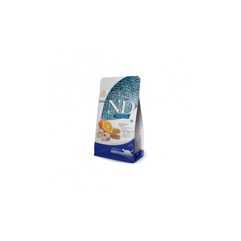 N&D OCEAN CAT BACALAO,ANCESTRAL 1,5KG