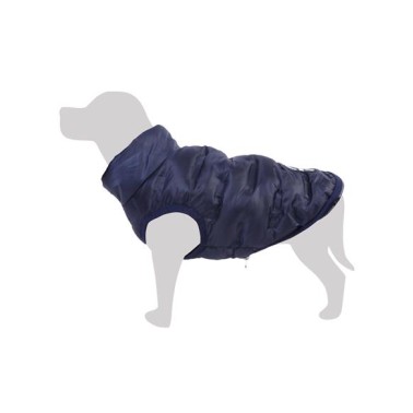 Chaleco acolchado reversible dos azules "Noruega" - S/25cm - Ropa para perros - Ayuda a protegerlos del frío