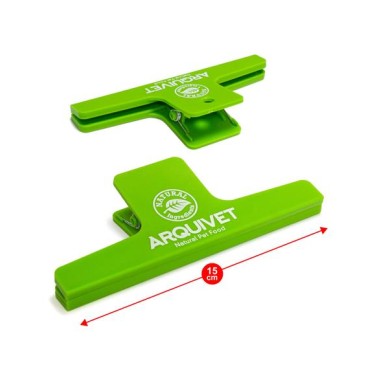 Pinza Pet Food - Clip para bolsas de pienso abiertas - 6x15 cm