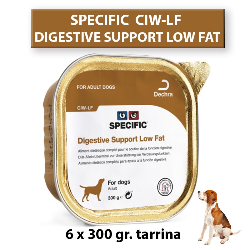 CIW-LF DIGESTIVE SUPPORT LOW FAT 6X300G SPECIFIC