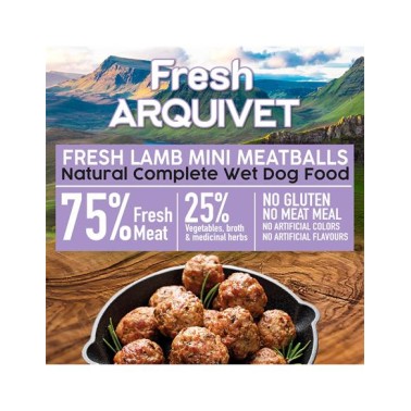 Fresh Lamb Mini Meatballs - Mini Albóndigas con cordero, zanahorias y boniato - 200g