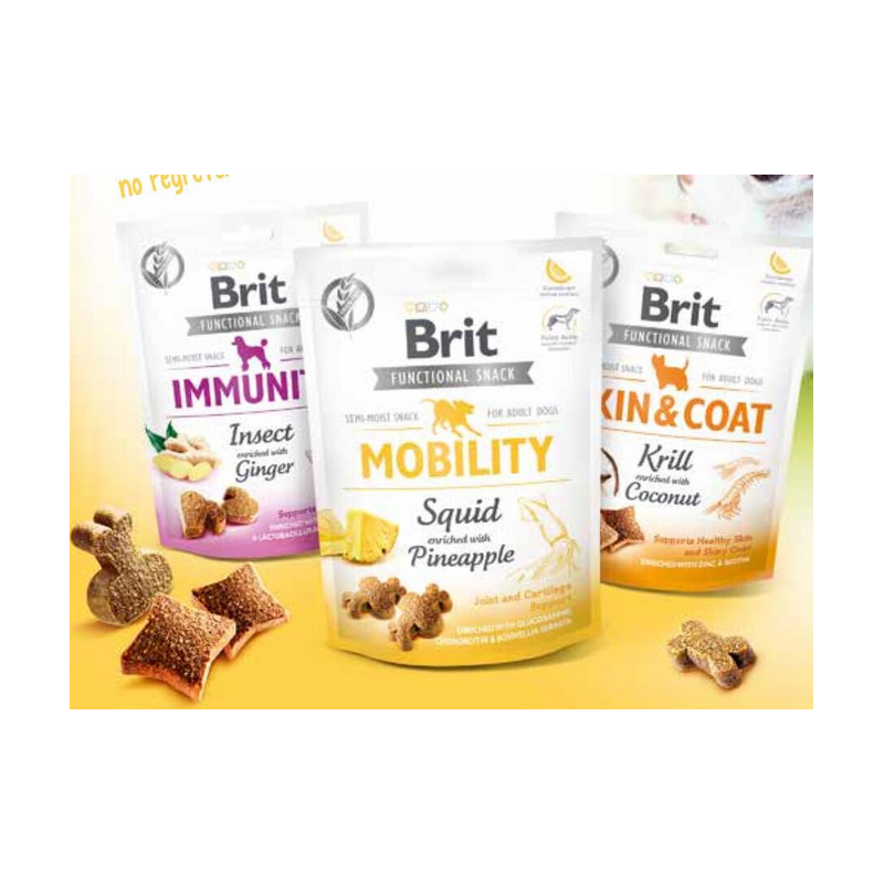 BRIT CARE SNACK  PERRO ADULTO VARIOS SABORES 150g