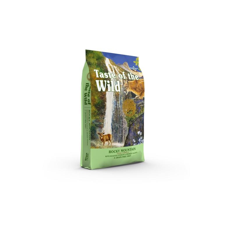 Taste of the Wild Rocky Mountain Pienso con Venado Asado y Salmón Ahumado para Gatos 2KG