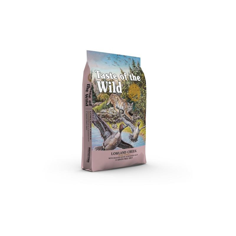 Taste of the Wild Lowland Creek con Codorniz y Pato Asado para Gatos 6,6KG