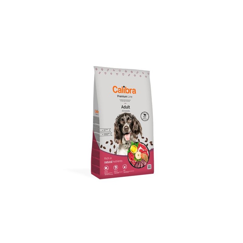 Calibra Dog Premium Line Adult Vacuno 12kg