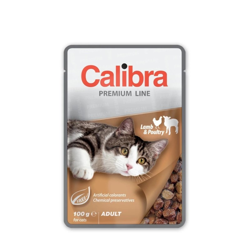 Calibra Cat Pouch Adult Cordero Pollo 100GR