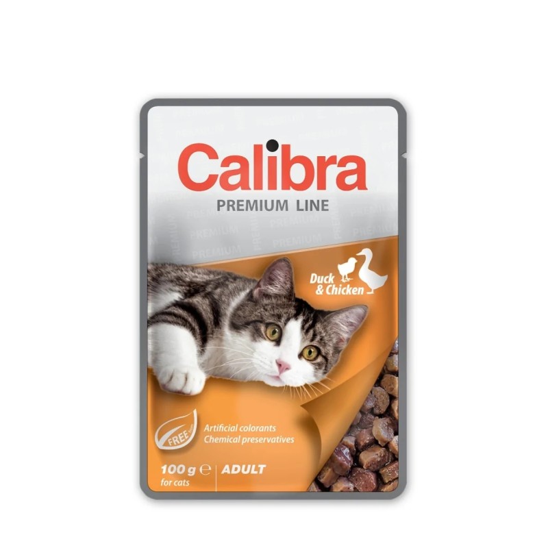 Calibra Cat Adult Pouch Pato Pollo 100GR