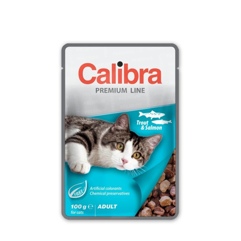 Calibra Cat Adult Pouch Trucha Salmon 100GR