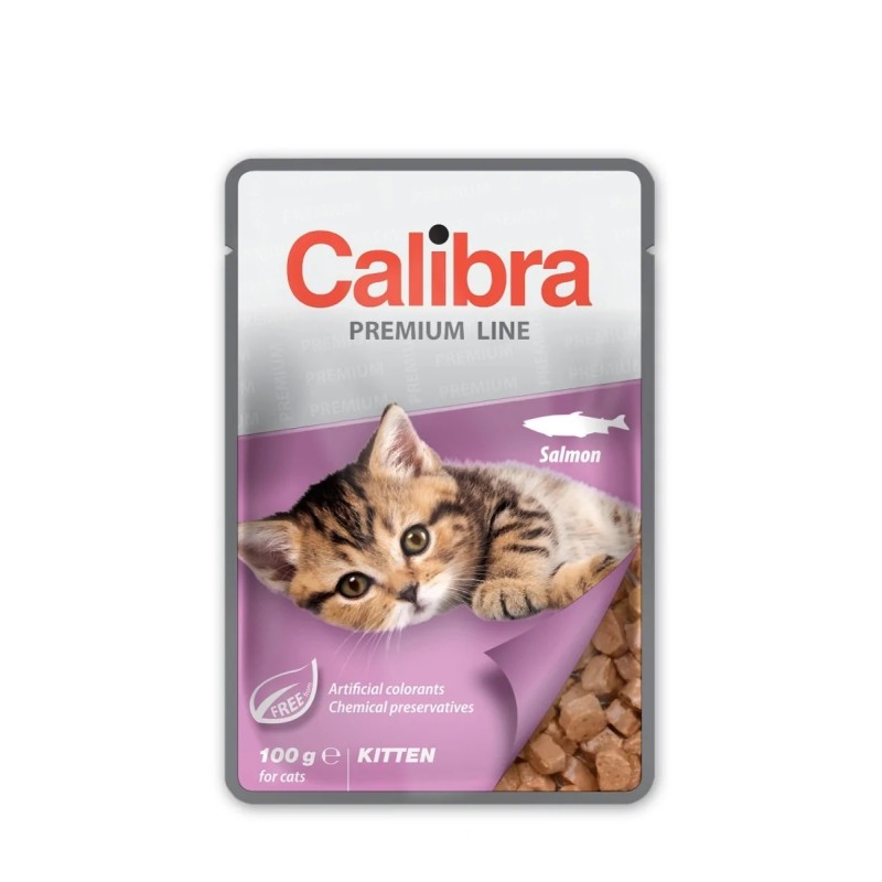 Calibra Cat Kitten Pouch Salmon 100GR