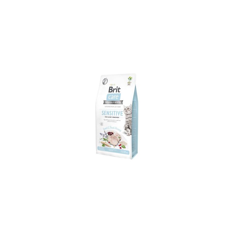 BRIT CARE GATO ADULTO GRAIN FREE SENSITIVE CON INSECTO 7kg